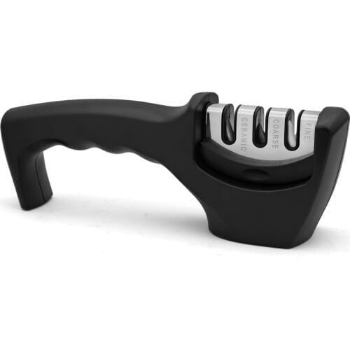 3 Stages Professional Knife Sharpener Kitchen Sharpening Stone Grinder knife Whetstone Tungsten Diamond Ceramic Sharpener Tools