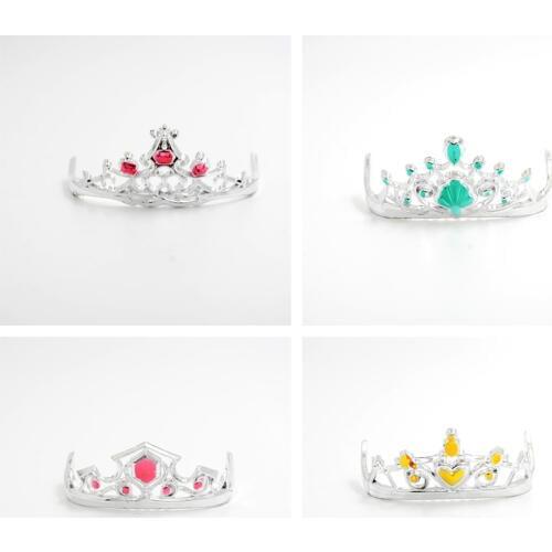 8pcs/lot Plastic Crown Princess Empress Accessories For Dolls Kids Dollhouse Headwear