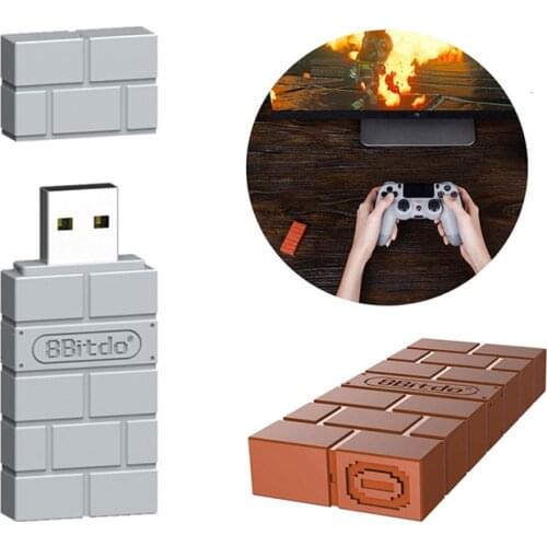 8Bitdo USB Wireless Bluetooth Adapter Receiver For Windows Mac For Nintend Switch For PS3 Controller For Windows Mac