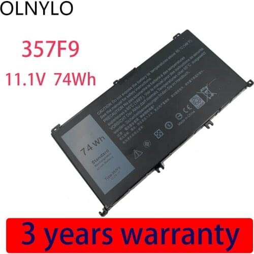 Notebook Battery for Dell 357F9 Inspiron 15 7559 7000 INS15PD-1548B INS15PD-1748B 00GFJ6 71JF4 11.1V 74Wh Laptop Battery