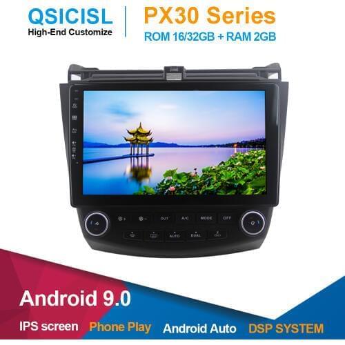 Android 9.0 car radio multimedia player for Honda Accord 7 era 2004-2007 IPS 10.1" 1 din car head unit gps navigation stereo