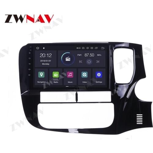 Android10 PX6 64G Car DVD Player GPS Navigation For Mitsubishi Outlander RHD 2014-2018 Car Auto Radio Multimedia Player HeadUnit