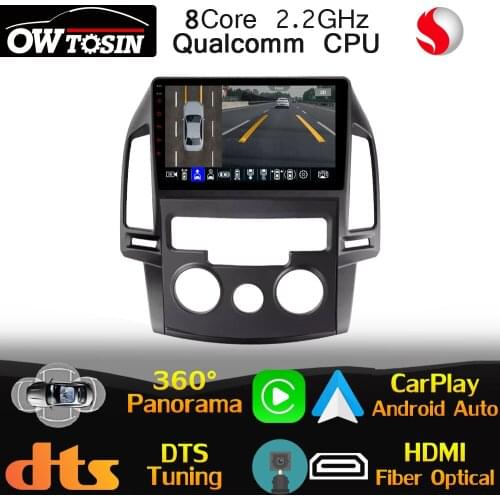 Qualcomm CPU Android For Hyundai i30 1 FD 2007-2011 Car Media GPS Navigation Stereo 4G LTE DTS HIFI 360 Panoramic CarPlay Radio