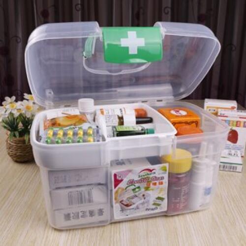 Free shipping Pyxides multi-layer Small first aid kit multifunctional medicine box