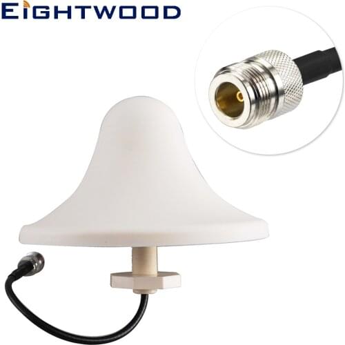 Eightwood GSM 3G 4G LTE Wifi WLAN 3dBi Ceiling Antenna Aerial Multi Frequency N Female For Cell Phone Signal Booster Repeater