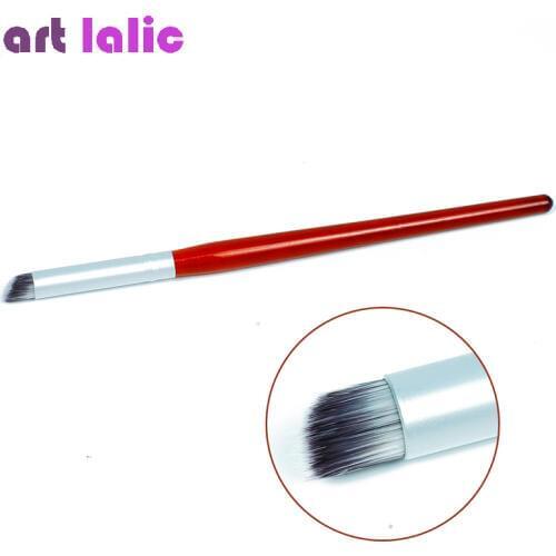 1PC Nail Art Brush Gradient Dye Drawing Painting Gradual Brushes Pen Blooming Color For UV Gel Manicure DIY Tool Wood Handle