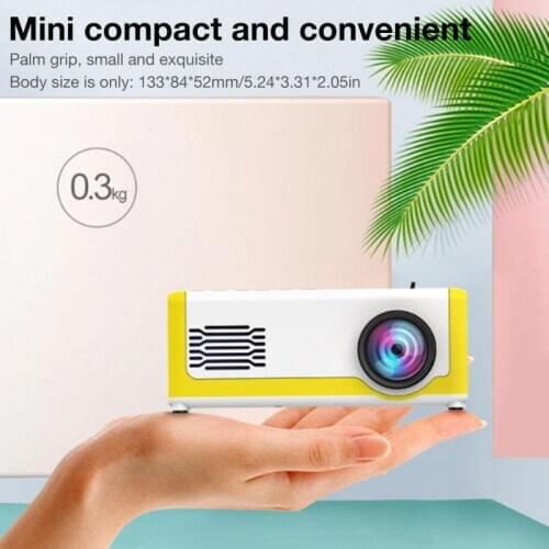 Mini Projector Support 1080P YG300 Portable LED Projector Home Theatre Video Beamer For Mobile Phone