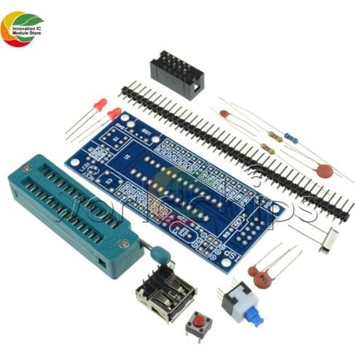 ATmega8 ATmega48 AVR Minimum System Development Board Miniature Mini Electronic Suite Parts DIY Kit Without Chip 8M Crystal