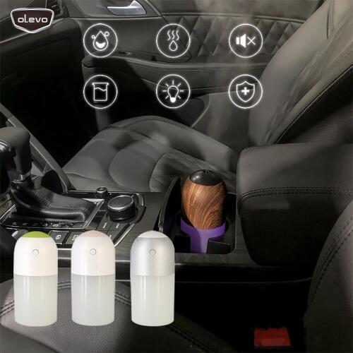 Mini 300ml USB Car Air Purifier Car Humidifier with Colorful Lights Car Aromatherapy Diffuser Air Freshener Home Room Diffuser