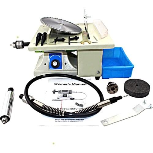 Multi-functional Mini Jade Table Saw Carving Grinding Polishing Machine Drilling Cutting Rotary Tools & Accessories DIY 220V