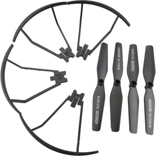 Upgraded Main Blade Propellers for TIANQU VISUO XS809 XS809HC XS809HW XS809W Drone CCW CW Propeller Guard Protectors Replacement