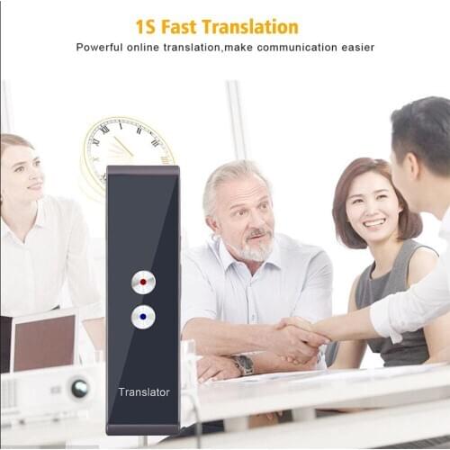 Two-Way Real Time 40+ Multi-Language TranslationPortable T8 Smart Voice Speech Translator For Learning Travelling Business Meet
