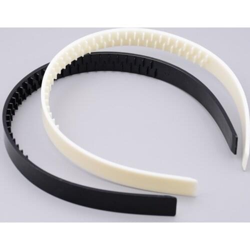 5pcs/lot 1/1.5cm Width ABS Plastic Headbands Base Anti-slip Blank Hairbands Bezel DIY Baby Girls Headbands Hair Head Band Hoops
