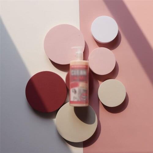 New Arrival INS Photography Round Shape Photo Props Foam Geometric Cube Shooting Props For Photography Backdrops