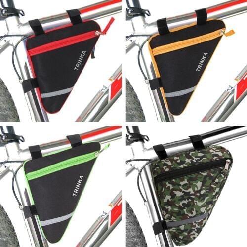 Bike Bag Waterproof Bicycle Triangle Pouch Frame Holder Bag Triangle Bag Outdoor Riding Storage Bag Bycicle Accessories