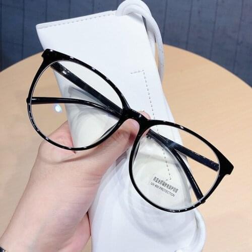Vintage oval Square Anti-blue Light Glasses Frame Women Classic Optical Eye Glasses Frames for Men Clear Glasses Frame Oculos