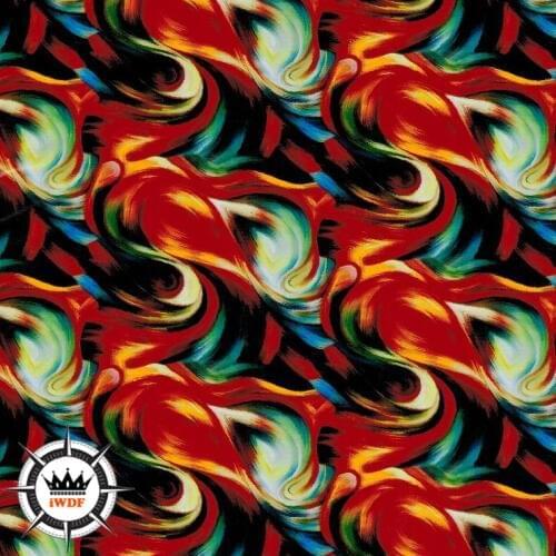 WDF1257 20 Meter Length hydro dipping film Width 0.5M Cartoon patterns water transfer printing film