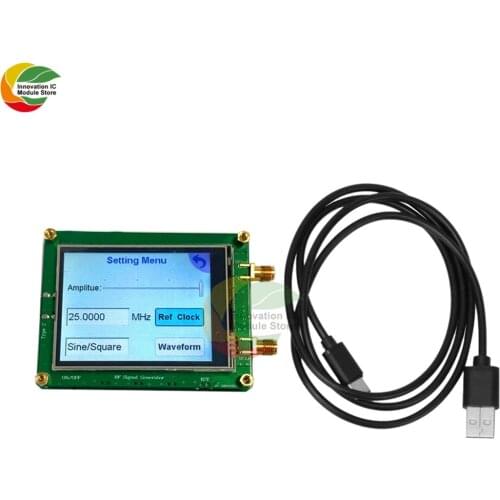 35-4400M ADF4351 ADF4350 RF Signal Source Signal Generator Wave / Point Frequency Sweep Touch Screen LCD Display Control