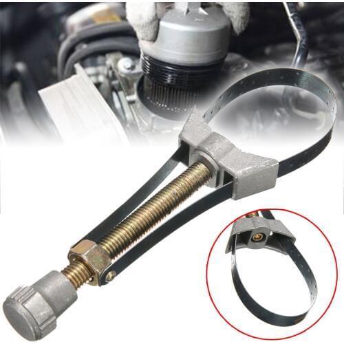 1pc Multi-functional Oil Filter Removal Tool 60mm To 120mm Adjustable Diameter Car Strap Wrench Practical Hand tool