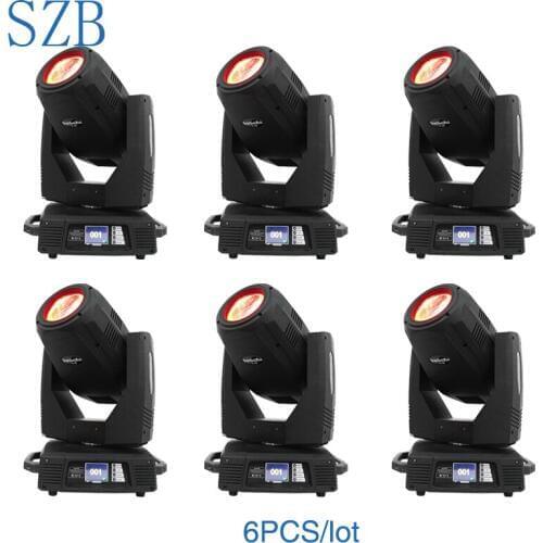 6 PCS SZB 350W Sharpy Beam Spot Wash 3in1 Moving Head Light Beam 350 Beam 17R Stage Light/SZB-MH350
