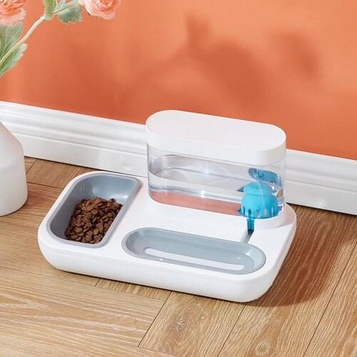 Cat Automatic Drinking Fountain Double Bowl Cat Drinking Waterer Indoor Pet Supplies Dog Water Fountain 1.5L Puppy Waterer Bowl