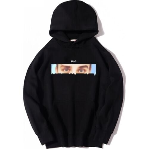 Kids Merch A4 Eyes Printed Hoodie Boys Autumn Winter Long Sleeve Fleece Hooded Sweatshirts Girls Casual Thicked Pullover Tops