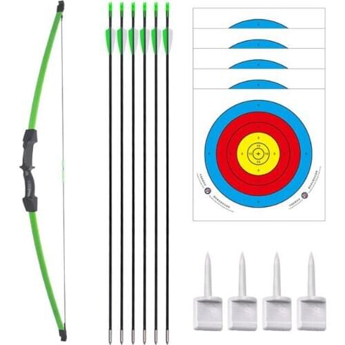 Children Youth Archery Hunting Shooting Kids Bow With left and right hands Universal Childrens Bow Frame Set Outdoors Sport