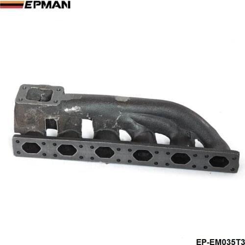 Epman Iron Cast Turbo Exhaust Manifold W 38mm Wastegate Flange For BMW 323i 325i 328i 330i M3 E36 E46 T3 TK-EM035T3