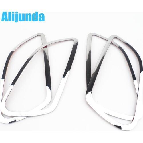Alijunda stainless steel Interior Door Handle Bowl cover decoration ring Trim auto accessories 4pcs 09-14 For Chevrolet cruze
