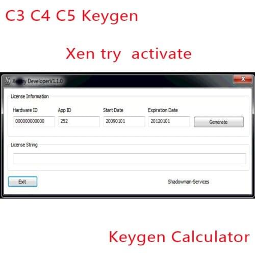 MB Star Xentry C3 C4 C5 C6 VCI DOIP Register Active Xentry Developer V1.1.0 Keygen Calculator Activation send by download link