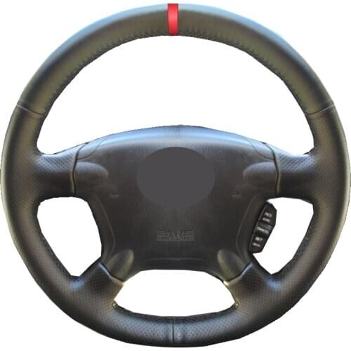 Hand Sewing Car Steering Wheel Cover Wrap Volant For Honda CR-V CRV 2002 2003 2004 2005 2006 Funda Volante Auto Car Accessories