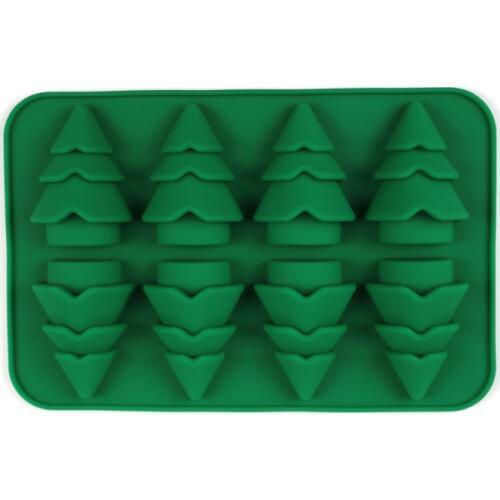 Christmas Tree Silicone Cake Mold Chocolate Mold Ice Cream Pizza Fruit Pie Mould Baking DIY Baking Tool