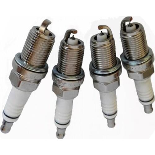 Car Iridium Alloy Glow Spark Plug Candles Engine Ignition For Skoda Fabia 1.4L 1.6L BXW CDD BTS CDE