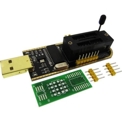 1pcs CH341A 24 25 Series EEPROM Flash BIOS USB Programmer with Software & Driver