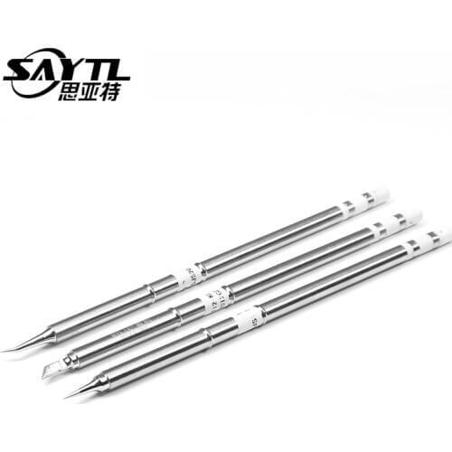 High-grade T12-I/J/SK Replace soldering iron Tip/high-grade soldering Tips for Hakko Soldering Rework Station Handle Welding