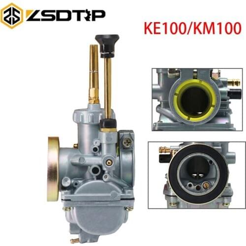 ZSDTRP 2-Stroke Motorcycle Carburetor For Kawasaki KE100 1976-2001 KM100 1976-1981 16001-1185