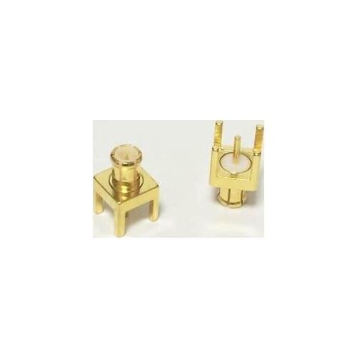 1PC brand new MCX male plug RF coaxial connector PCB installation straight gold-plated adapter wholesale