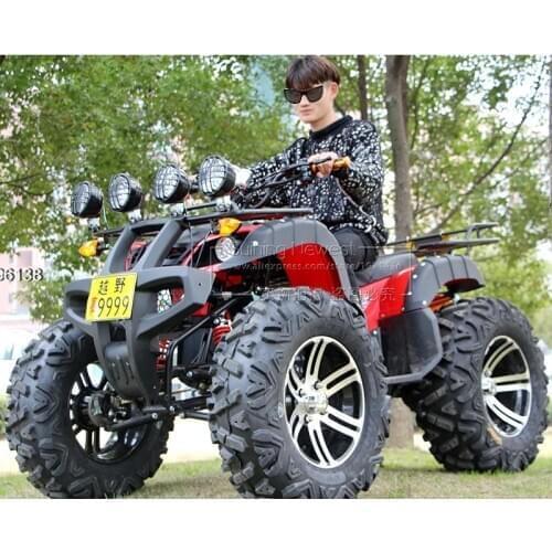 200CC Water Cooled 4 Stroke Gas Powered mtb Motorcycle Racing Bicycle Sand Beach Car Off Road Moto Buggy Vehicle ATV Quad Bike