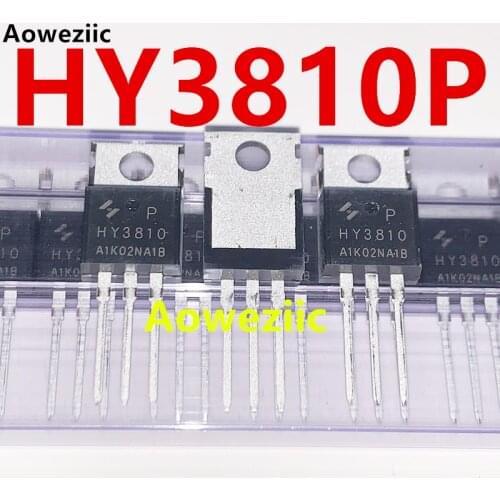 Aoweziic 10Pcs/Lot HY3810P HY3810 100V 180A 4.2mΩ TO-220FB-3L N-Channel Enhancement Mode MOSFET 100% New Imported Original
