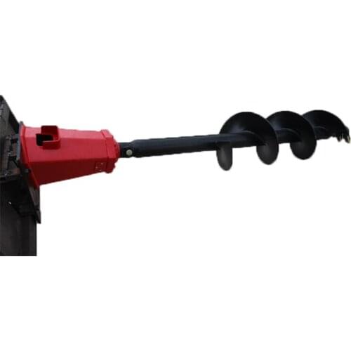 Carbon steel endless soil drill auger, ground hole drill earth auger
