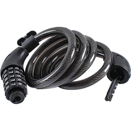 Chain Lock Bike Security 5 Digit Code Combination Anti-theft Padlock