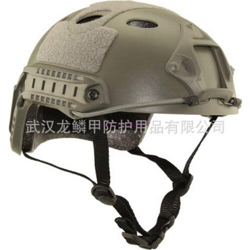 By dhl 20pcs new 2018 Outdoor Helmet Military Tactical Helmet Outdoor CS Airsofty Paintball Base Jump Protective Helmet 5 Colors
