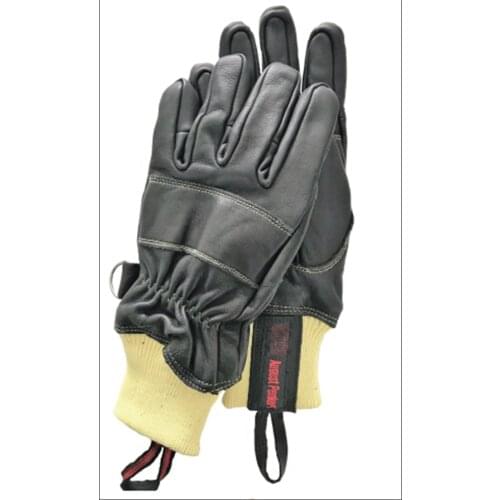 Rostaining Leather Firefighter Gloves