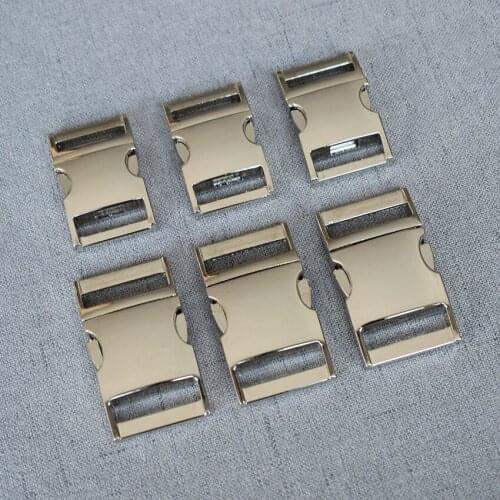 LOGO 50 Pcs 20 mm/25 mm Laser engraving DIY Backpack Buckles Dog Collar Webbing Quick Release Metal Buckle Safety Clasp Outdoor