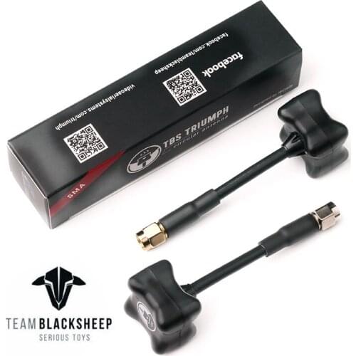 Original TBS TRIUMPH Team Black Sheep BlackSheep 5.8G Antenna SMA / RPSMA 3 Blade transmitter mushroom antenna for FPV RC Drone