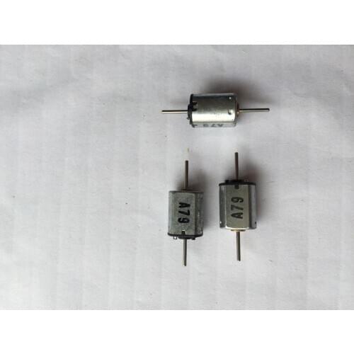 Original new 100% A79 small DC motor with plastic back cover and no carbon brush double axis DIY model motor
