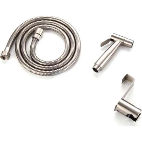 Handheld Toilet Bidet Sprayer Set Kit Stainless Steel Bidet Hand Bidet Shower for Bathroom Toilet WC Wall Mounted Bidet Faucet