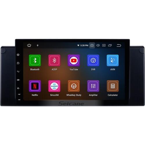 Seicane Android 10.0 9" GPS Navigation Audio Radio Multimedia Stereo Player For 1996-2003 BMW 5 Series E39 520i 523i 525i M5