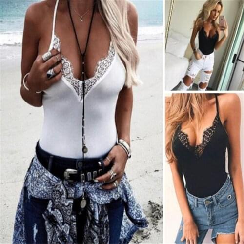 Sexy Deep V-neck Camis Backless Women Clubwear Top Camis Lace Tops Party Fashion Sleeveless Top Slim Vest Lace Camis Ladies