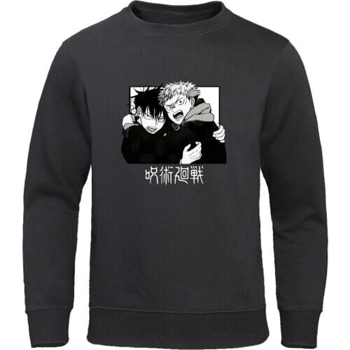 Gojo Satoru Printed Man Hoodie Japanese Comics Man Hooded Hoodies Harajuku Clothing Custom Fleece Loose Pullover Men Streetwear